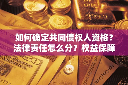 武汉如何确定共同债权人资格？法律责任怎么分？权益保障技巧揭秘！