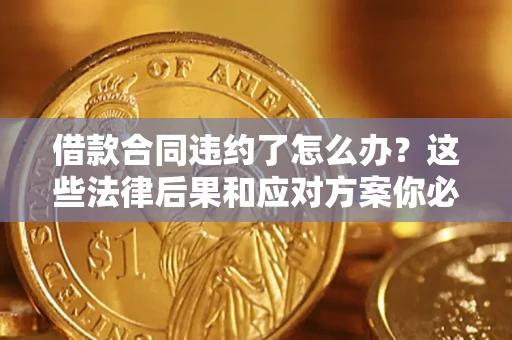 武汉借款合同违约了怎么办？这些法律后果和应对方案你必须知道