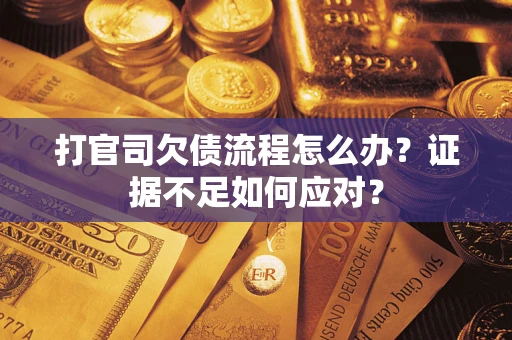 武汉打官司欠债流程怎么办？证据不足如何应对？