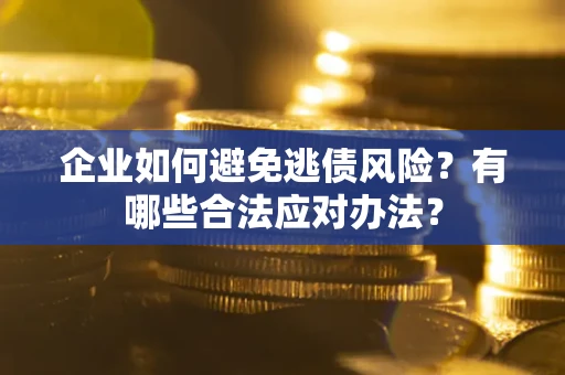 武汉企业如何避免逃债风险？有哪些合法应对办法？
