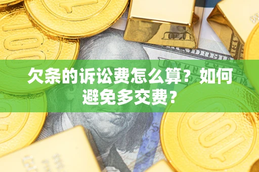 武汉欠条的诉讼费怎么算？如何避免多交费？