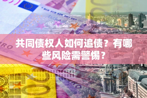 武汉共同债权人如何追债？有哪些风险需警惕？