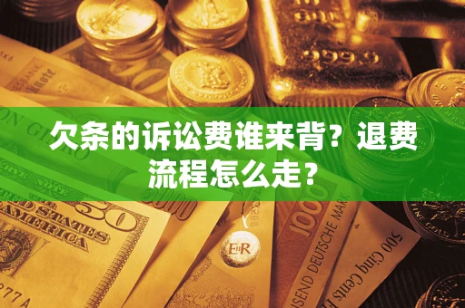 武汉欠条的诉讼费谁来背？退费流程怎么走？